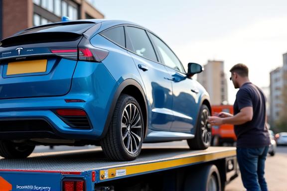 Electric vehicle recovery service for Tesla and hybrid cars in Bristol